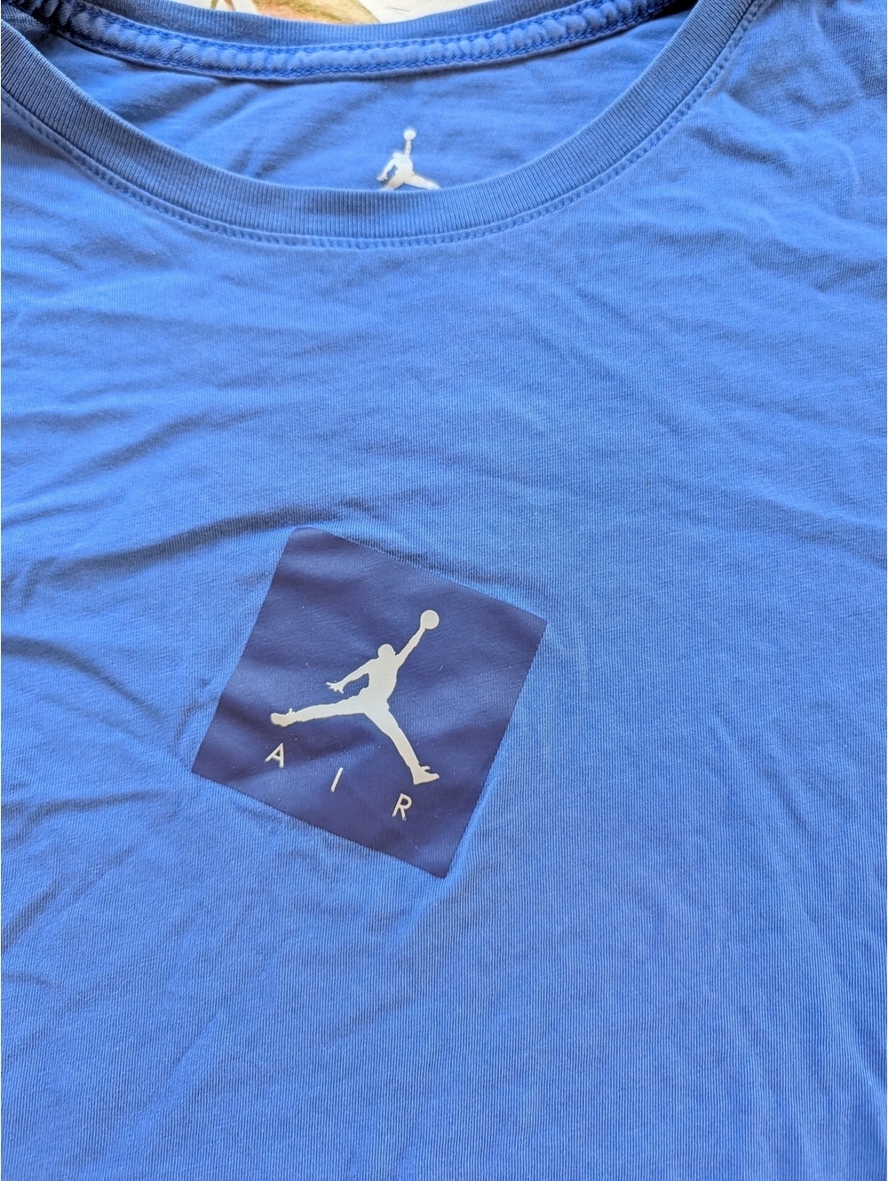 Jordan Blue Short Sleeve Jumpman Logo Tee - Picture 2 of 5